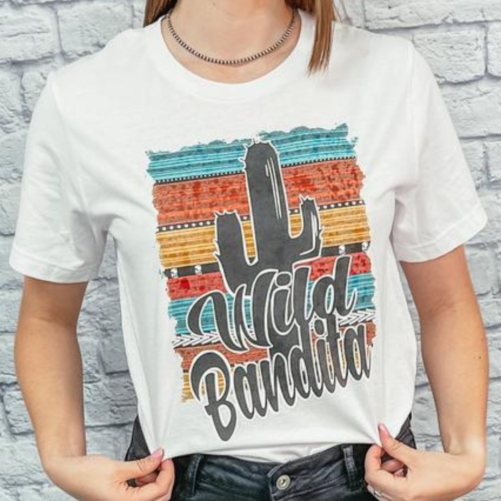 WILD BANDITA Handmade Graphic Tee - Picture 4 of 4
